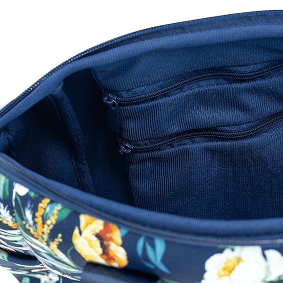 NEW Mytagalongs Floral Blue Tote Bag - Picture 6 of 8